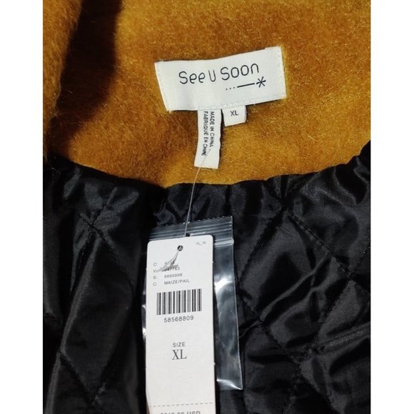 Anthropologie See U Soon Sidney Textured Coat - Picture 7 of 8